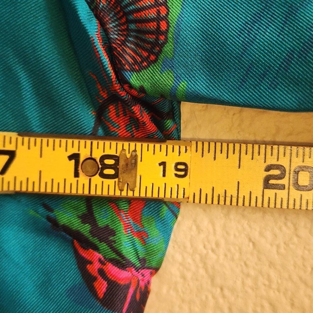 J Crew Collection Shirt Womens 6 Silk Lobster Print Button Up Reimagined Ocean - Picture 13 of 13